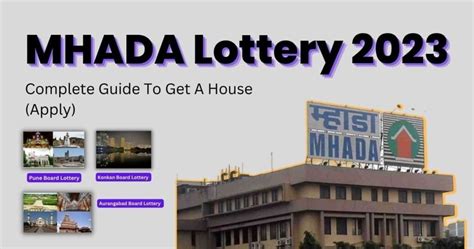 mhada lottery 2019 pune application form|Mhada Pune Lottery 2023: Registration, application, documents.